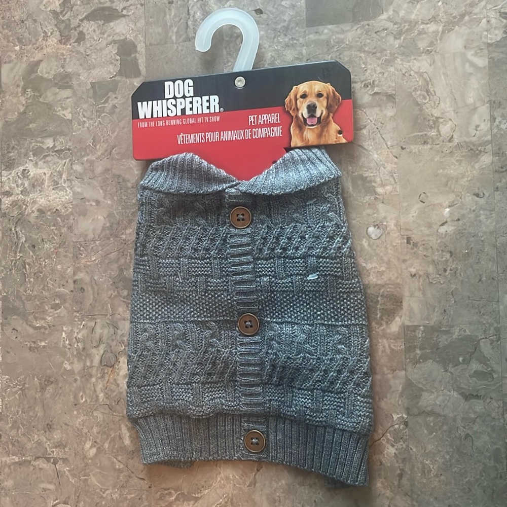 Grey Paul Collar Sweater